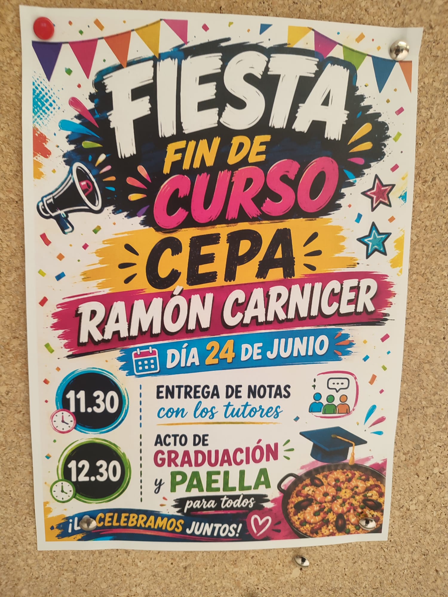 Cartel Fin de curso