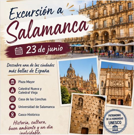 Cartel excursión fin de curso