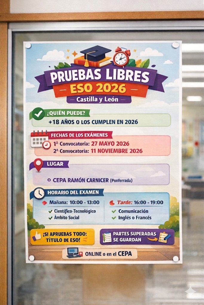PRUEBAS LIBRES 2026